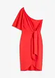 Robe une épaule avec fronces, bonprix