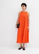 Robe midi évasée en viscose mélangée, bonprix