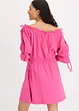 Robe en jersey à col Bardot, bonprix