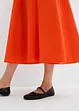Robe midi évasée en viscose mélangée, bonprix