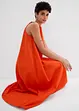 Robe midi évasée en viscose mélangée, bonprix