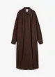 Robe-chemise oversize en viscose mélangée, bonprix