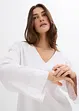 T-shirt oversize en coton élastiqué, bonprix