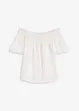 Blouse encolure Bardot, bonprix