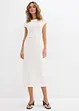Robe midi en douce viscose mélangée, bonprix