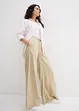 Pantalon palazzo 100% coton, bonprix
