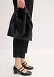 Pantalon 3/4 fuselé et fendu en bas, bonprix