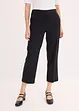 Pantalon 3/4 fuselé et fendu en bas, bonprix