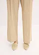 Pantalon à pinces en lin majoritaire, bonprix