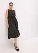 Robe midi avec lien à nouer, bonprix