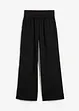 Pantalon palazzo à bords-côtes, bonprix