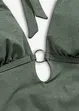 Maillot 1 pièce dos nu avec fil brillant, bonprix