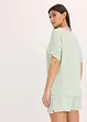 Pyjashort avec T-shirt oversize en viscose, bonprix