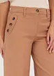 Pantalon à pont en twill, bonprix