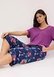 Pantalon de pyjama ample à poches latérales, viscose, bonprix
