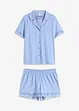 Pyjashort boutonné en viscose, bonprix