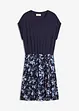 Robe en jersey avec jupe imprimée, bonprix