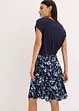 Robe en jersey avec jupe imprimée, bonprix