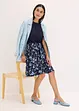 Robe en jersey avec jupe imprimée, bonprix