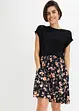 Robe en jersey avec jupe imprimée, bonprix