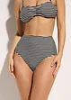 Bas de bikini taille haute, échancrure normale, bonprix
