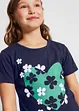 Lot de 2 T-shirts fille en coton, bonprix