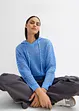Pull ajouré à capuche, bonprix