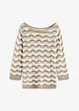 Pull en maille ajourée, bonprix