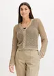 Gilet en maille ajourée, bonprix