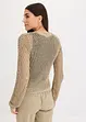 Gilet en maille ajourée, bonprix
