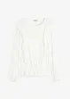 Blouse volantée en jersey, bonprix