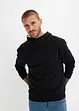 Sweat à capuche avec zip épaule, doublure chaude, bonprix