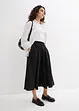 Jupe midi, taille élastiquée, bonprix