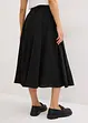 Jupe midi, taille élastiquée, bonprix