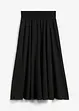 Jupe midi, taille élastiquée, bonprix