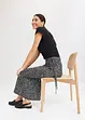 Jupe en jersey crêpe texturé, bonprix