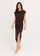 Robe asymétrique en jersey avec fronces, bonprix