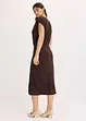 Robe asymétrique en jersey avec fronces, bonprix