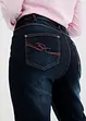 Jean droit taille mi-haute élastiquée, bonprix