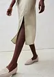 Jupe et ceinture à nouer (ens. 2 pces), 100% lin, bonprix