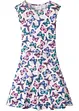 Robe fille en jersey à imprimé papillon, bonprix