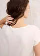 T-shirt coton et soie, bonprix
