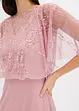 Robe longue en tulle fin avec sequins brodés, bonprix