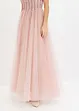 Robe longue en tulle fin avec sequins brodés, bonprix