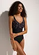 Maillot 1 pièce sculptant, maintien léger, bonprix