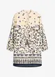 Robe courte bohème, aspect lin, bonprix