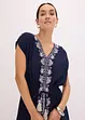 Robe midi bohème avec broderie, bonprix