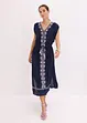 Robe midi bohème avec broderie, bonprix