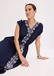 Robe midi bohème avec broderie, bonprix