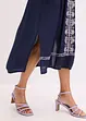 Robe midi bohème avec broderie, bonprix